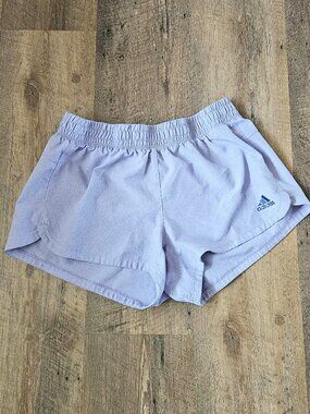 Adidas Lavender Running Shorts Women’s Small Athletic Gym Lightweight